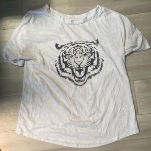 Rae Mode white tiger shirt